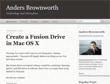 Tablet Screenshot of anders.com